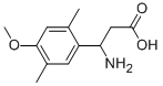 3-AMINO-3-(2,5-DIMETHYL-4-METHOXY-PHENYL)-PROPIONIC ACID Struktur