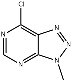 7-chloro-3-methyl-3H-1,2,3-triazolo(4,5-d)pyrimidine Struktur