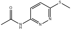 Acetamide,  N-[6-(methylthio)-3-pyridazinyl]- Struktur