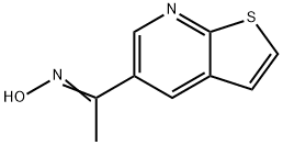 (Z)-1-(THIENO[2,3-B]PYRIDIN-5-YL)ETHANONE OXIME Struktur