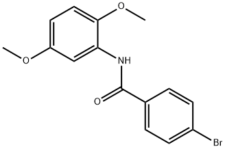 4-bromo-N-(2,5-dimethoxyphenyl)benzamide Struktur