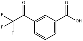 Benzoic acid, 3-(trifluoroacetyl)- (9CI) Struktur