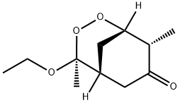 2,3-Dioxabicyclo[3.3.1]nonan-7-one,4-ethoxy-4,8-dimethyl-,(1S,4S,5R,8S)-(9CI) Struktur