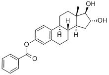 ESTRIOL 3-BENZOATE Struktur