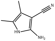 2-Amino-3-cyano-4,5-dimethylpyrrole Struktur