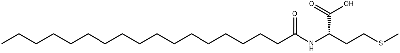 N-(1-oxooctadecyl)-DL-methionine Struktur