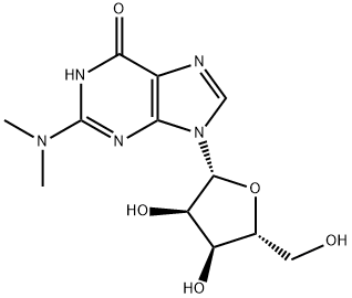 2-(DIMETHYLAMINO)GUANOSINE Structure