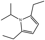 1H-Pyrrole,2,5-diethyl-1-(1-methylethyl)-(9CI) Struktur