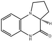 Pyrrolo[1,2-a]quinoxalin-4(5H)-one, 1,2,3,3a-tetrahydro-, (3aS)- (9CI) Struktur