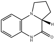 Pyrrolo[1,2-a]quinoxalin-4(5H)-one, 1,2,3,3a-tetrahydro-, (3aR)- (9CI) Struktur