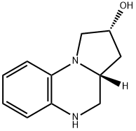 Pyrrolo[1,2-a]quinoxalin-2-ol, 1,2,3,3a,4,5-hexahydro-, (2R,3aR)- (9CI) Struktur