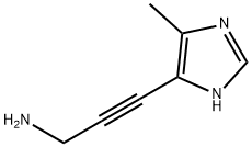 2-Propyn-1-amine, 3-(5-methyl-1H-imidazol-4-yl)- (9CI) Struktur