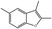 Benzofuran,  2,3,5-trimethyl- Struktur