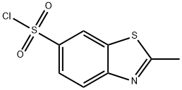 2-METHYL-1,3-BENZOTHIAZOLE-6-SULPHONYL CHLORIDE 95+% Struktur