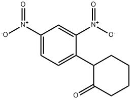 2-(2,4-DINITROPHENYL)CYCLOHEXANONE Struktur