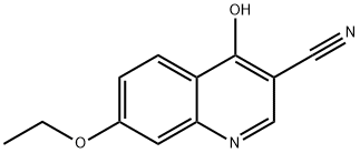 3-Quinolinecarbonitrile,7-ethoxy-4-hydroxy-(9CI) Struktur