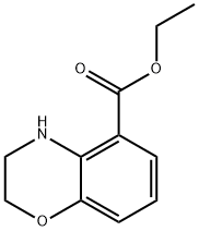 ETHYL 3,4-DIHYDRO-2H-BENZO[B][1,4]OXAZINE-5-CARBOXYLATE Struktur