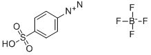 4-(DiazoniuM)benzenesulfonic Acid, Fluoroborate Salt Struktur