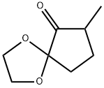 1,4-Dioxaspiro[4.4]nonan-6-one,  7-methyl- Struktur