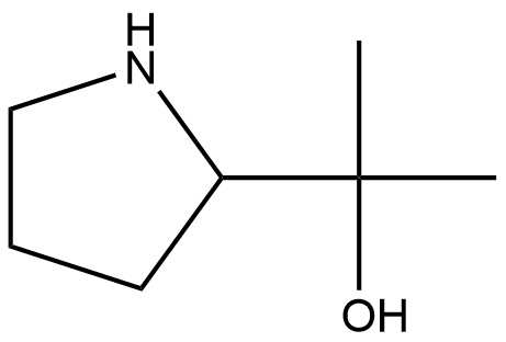 a,a-diMethyl-2-PyrrolidineMethanol Struktur