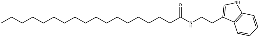 OCTADECANOIC ACID TRYPTAMIDE Struktur