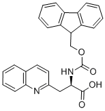 FMOC-BETA-(2-QUINOLYL)-D-ALA-OH Struktur