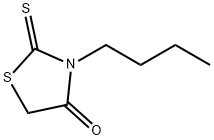 3-butyl-2-thioxothiazolidin-4-one Struktur