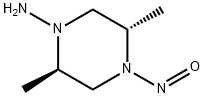 Piperazine, 1-amino-2,5-dimethyl-4-nitroso-, trans- (8CI) Struktur