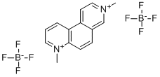 3,7-Dimethyl-3,7-phenanthroliniumbis(tetrafluoroborate) Struktur