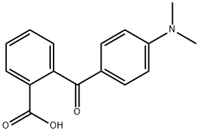 2-[4-(dimethylamino)benzoyl]benzoic acid  Struktur