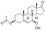 Androst-5-en-17-one, 3-(acetyloxy)-7-hydroperoxy-, (3beta,7beta)- (9CI) Struktur