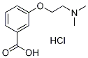 3-(2-Dimethylamino-ethoxy)-benzoic acidhydrochloride Struktur