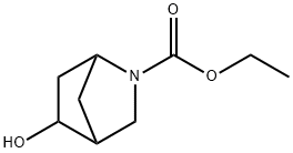 2-Azabicyclo[2.2.1]heptane-2-carboxylicacid,5-hydroxy-,ethylester(9CI) Struktur