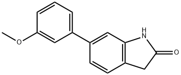 6-(3-METHOXY-PHENYL)-1,3-DIHYDRO-INDOL-2-ONE Struktur