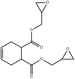 bis(2,3-epoxypropyl) cyclohex-4-ene-1,2-dicarboxylate Structure