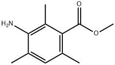 Benzoic acid, 3-amino-2,4,6-trimethyl-, methyl ester (9CI) Struktur