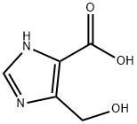 1H-Imidazole-4-carboxylic acid, 5-(hydroxymethyl)- (9CI) Struktur