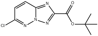 6-CHLORO-[1,2,4]TRIAZOLO[1,5-B]PYRIDAZINE-2-CARBOXYLIC ACID, TETR-BUTYL ESTER Struktur