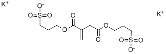 BIS(3-SULFOPROPYL) ITACONATE, DIPOTASSIUM SALT Struktur