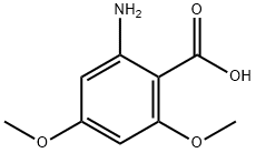 2-AMINO-4,6-DIMETHOXY-BENZOIC ACID Structure