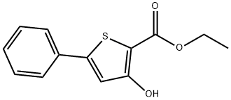 ETHYL 3-HYDROXY-5-PHENYLTHIOPHENE-2-CARBOXYLATE Struktur