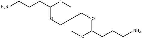 3,9-BIS(3-AMINOPROPYL)-2,4,8,10-TETRAOXASPIRO[5.5]UNDECANE Struktur