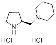 1-[(2S)-2-PYRROLIDINYLMETHYL]-PIPERIDINE DIHYDROCHLORIDE Struktur