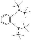 1,2-BIS(DI-TERT-BUTYLPHOSPHINO)BENZENE Struktur