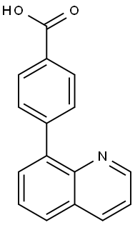 4-(Quinolin-8-yl)benzoic acid Struktur