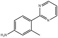 Benzenamine, 3-methyl-4-(2-pyrimidinyl)- (9CI) Struktur