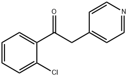 1-(2-CHLORO-PHENYL)-2-PYRIDIN-4-YL-ETHANONE Struktur