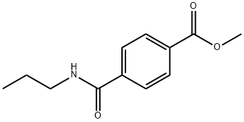 Methyl 4-(propylcarbaMoyl)benzoate Struktur