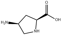 Proline, 4-amino-, cis- (9CI) Struktur