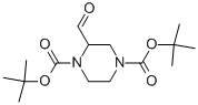 DI-TERT-BUTYL 2-FORMYLPIPERAZINE-1,4-DICARBOXYLATE Struktur